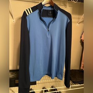 Men’s Adidas Regular Fit Performance Quarter-Zip Golf Pullover Top Size Small